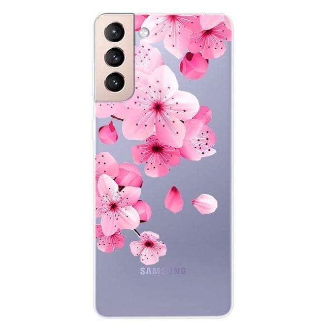 CaseBuddy Australia Casebuddy For S21 Plus / 36 S21 Clear Transparent Soft TPU Themed Cover