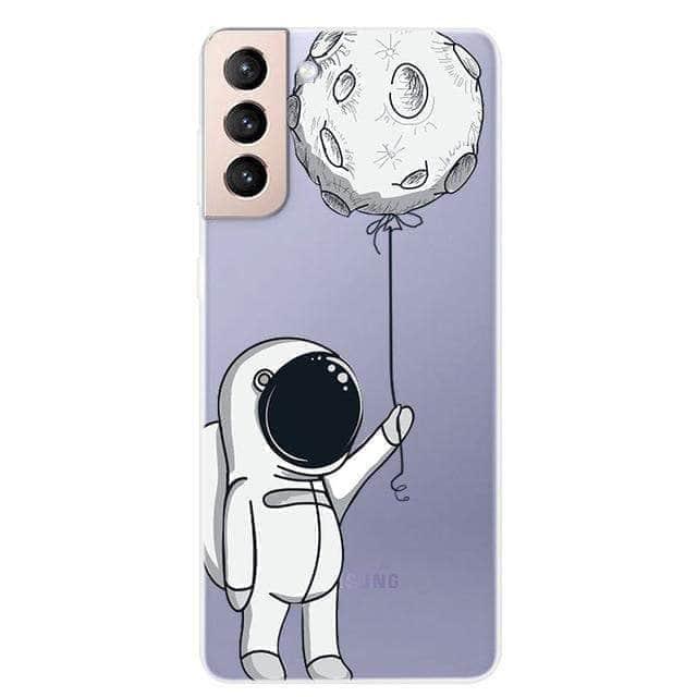 CaseBuddy Australia Casebuddy For S21 Plus / 17 S21 Clear Transparent Soft TPU Themed Cover