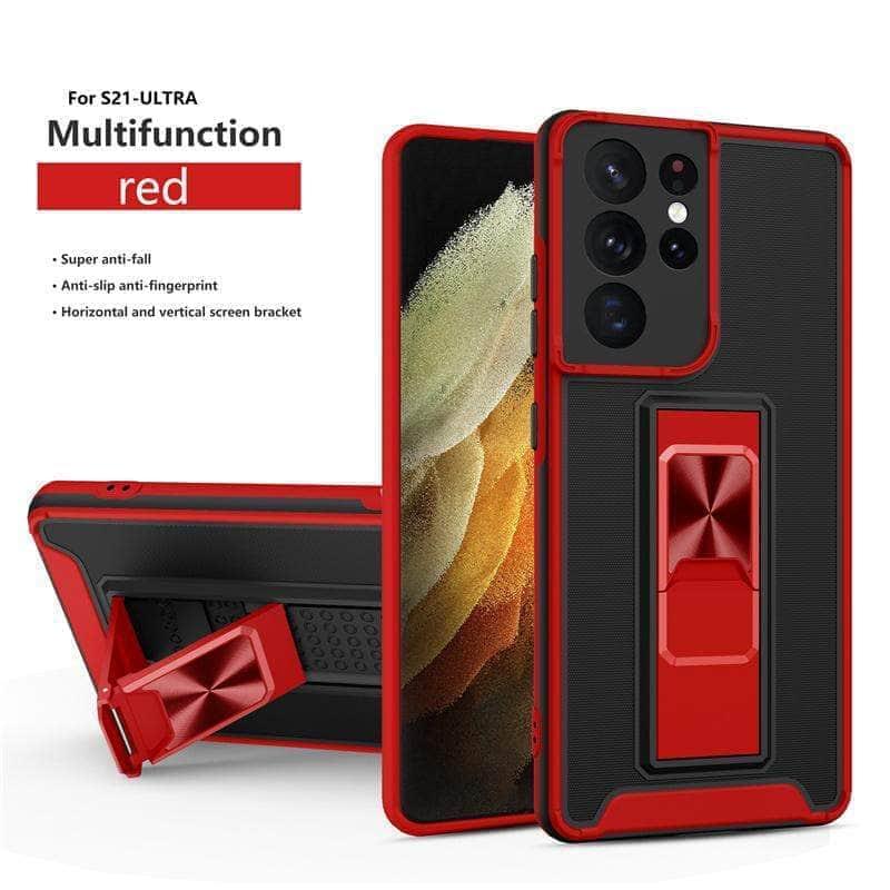 CaseBuddy Australia Casebuddy Samsung Galaxy A42 Luxury Shockproof Magnetic Holder Case