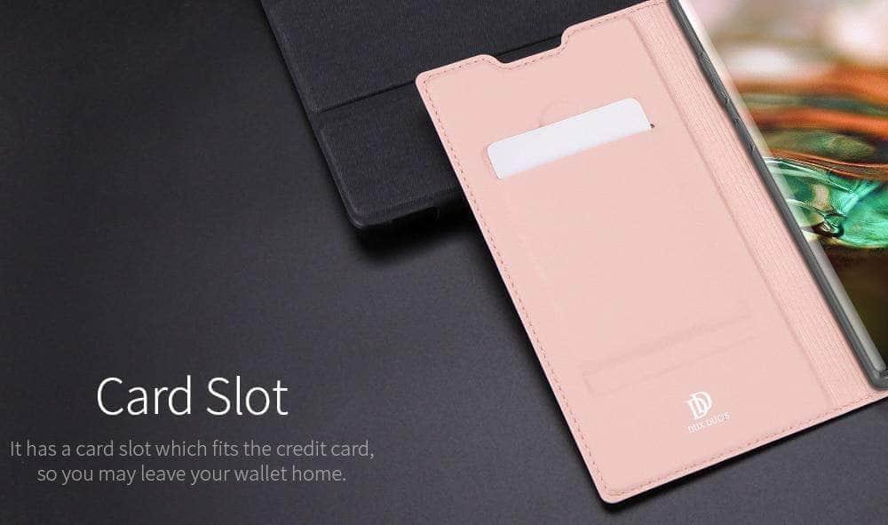 CaseBuddy Casebuddy Samsung Galaxy Note 10 Plus 5G Case High-Quality Magnetic Flip Leather Case Cover