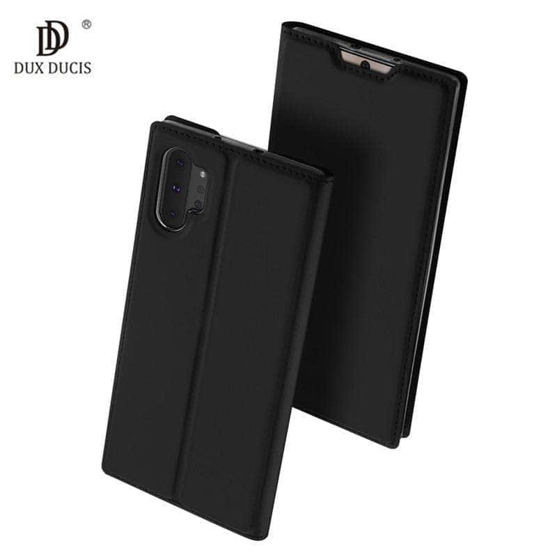 CaseBuddy Casebuddy Samsung Galaxy Note 10 Plus 5G Case High-Quality Magnetic Flip Leather Case Cover