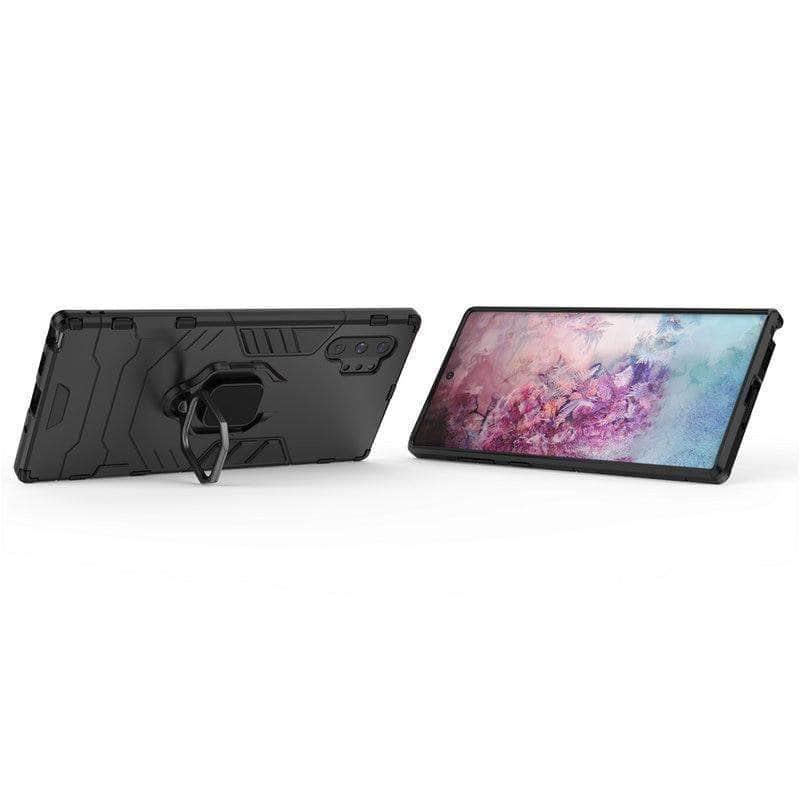 Samsung Galaxy Note10+ Note 10 Plus 5G Finger Ring Case Hard CaseArmor Case Back Cover - CaseBuddy
