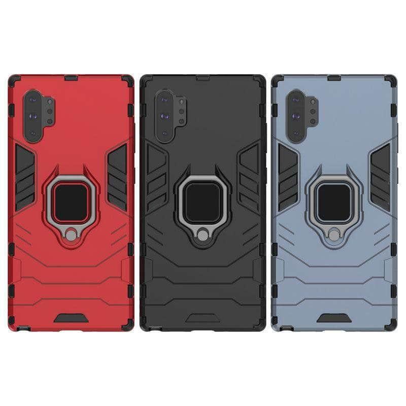 Samsung Galaxy Note10+ Note 10 Plus 5G Finger Ring Case Hard CaseArmor Case Back Cover - CaseBuddy