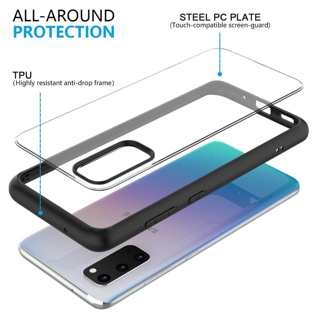 Samsung Galaxy S20 S20 Plus TPU+Clear Hard PC Hybrid Armor Shockproof Case - CaseBuddy