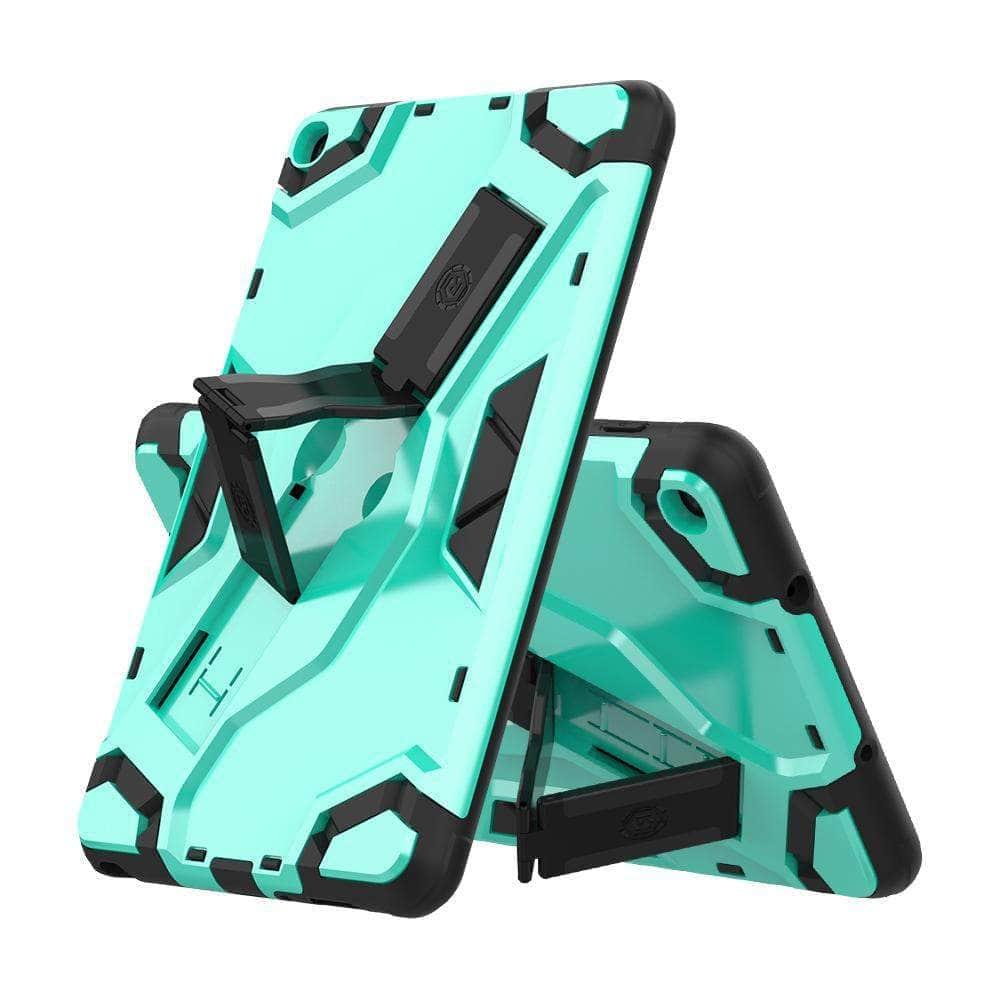 Shockproof Armor TPU+PC Portable Hand Strap Stand Cover Samsung Galaxy Tab A 8 2019 8.0 inch SM-P200 SM-P205 Case - CaseBuddy