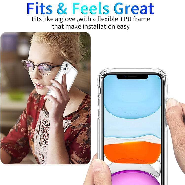 CaseBuddy Australia Casebuddy Shockproof Clear Transparent Silicone iPhone 13 & 13 Pro Case