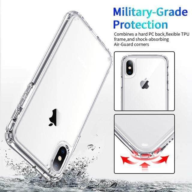 CaseBuddy Australia Casebuddy iphone 13 Pro Max / Transparent Shockproof Clear Transparent Silicone iPhone 13 Pro Max Case