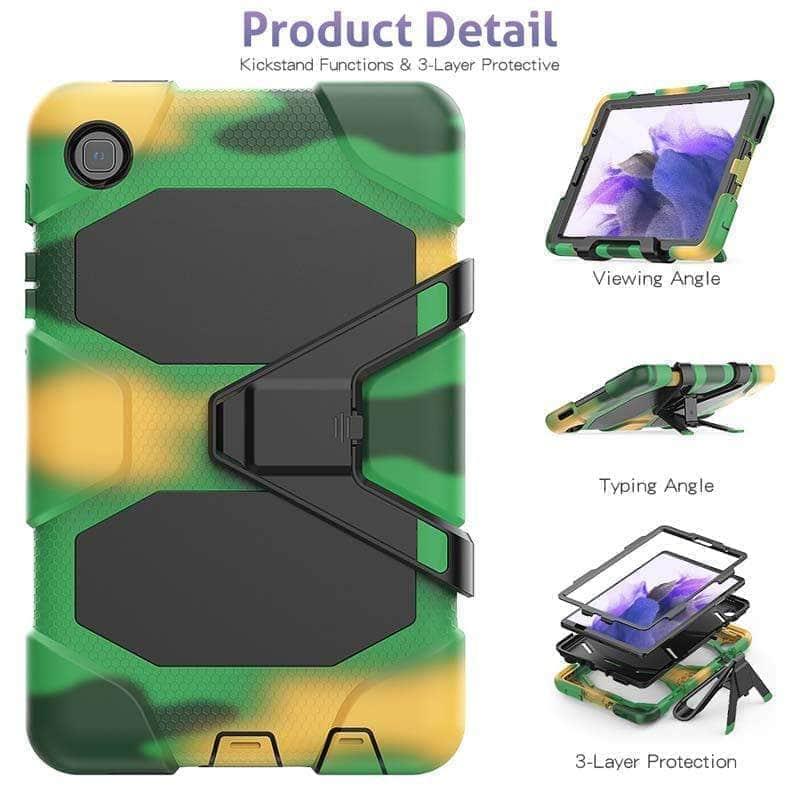 CaseBuddy Australia Casebuddy Shockproof Galaxy Tab A7 Lite 2021  Hard Military Heavy Duty Case
