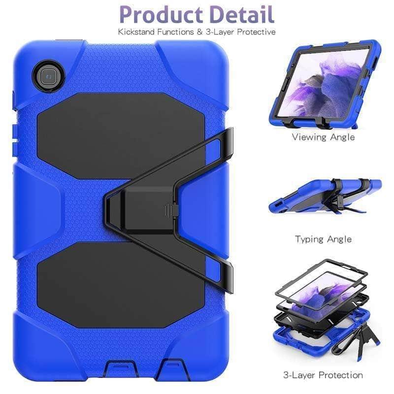 CaseBuddy Australia Casebuddy Shockproof Galaxy Tab A7 Lite 2021  Hard Military Heavy Duty Case