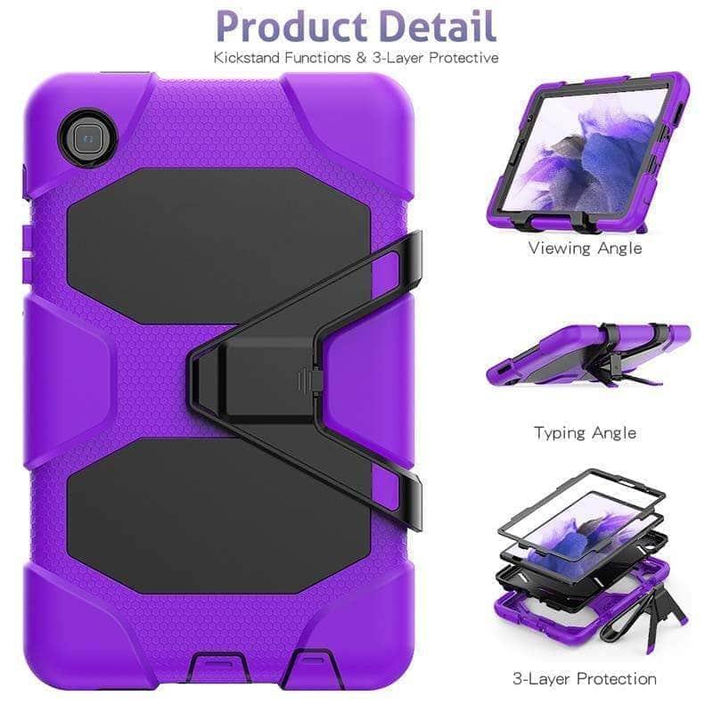 CaseBuddy Australia Casebuddy Shockproof Galaxy Tab A7 Lite 2021  Hard Military Heavy Duty Case
