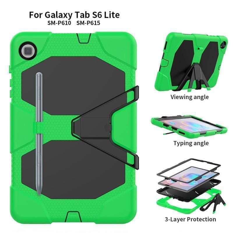 CaseBuddy Australia Casebuddy Shockproof Heavy Duty Stand Case Galaxy Tab S6 Lite 10.4 P610 P615