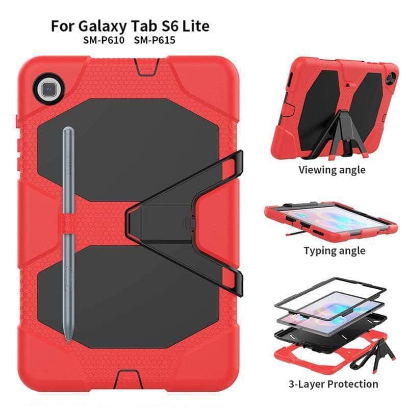 CaseBuddy Australia Casebuddy Shockproof Heavy Duty Stand Case Galaxy Tab S6 Lite 10.4 P610 P615