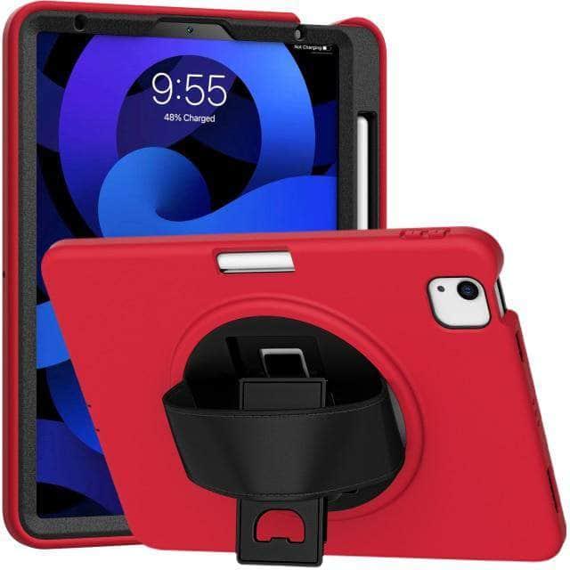 CaseBuddy Australia Casebuddy Red / Pro11 (2020 2018) Silicone IPad Air 4 Rugged Duty Hand Holder Shell