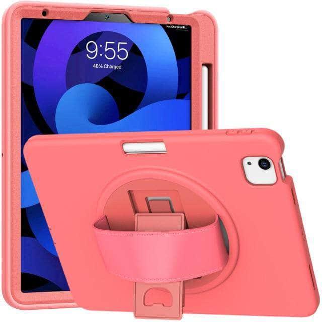 CaseBuddy Australia Casebuddy Pink / Pro11 (2020 2018) Silicone IPad Air 4 Rugged Duty Hand Holder Shell