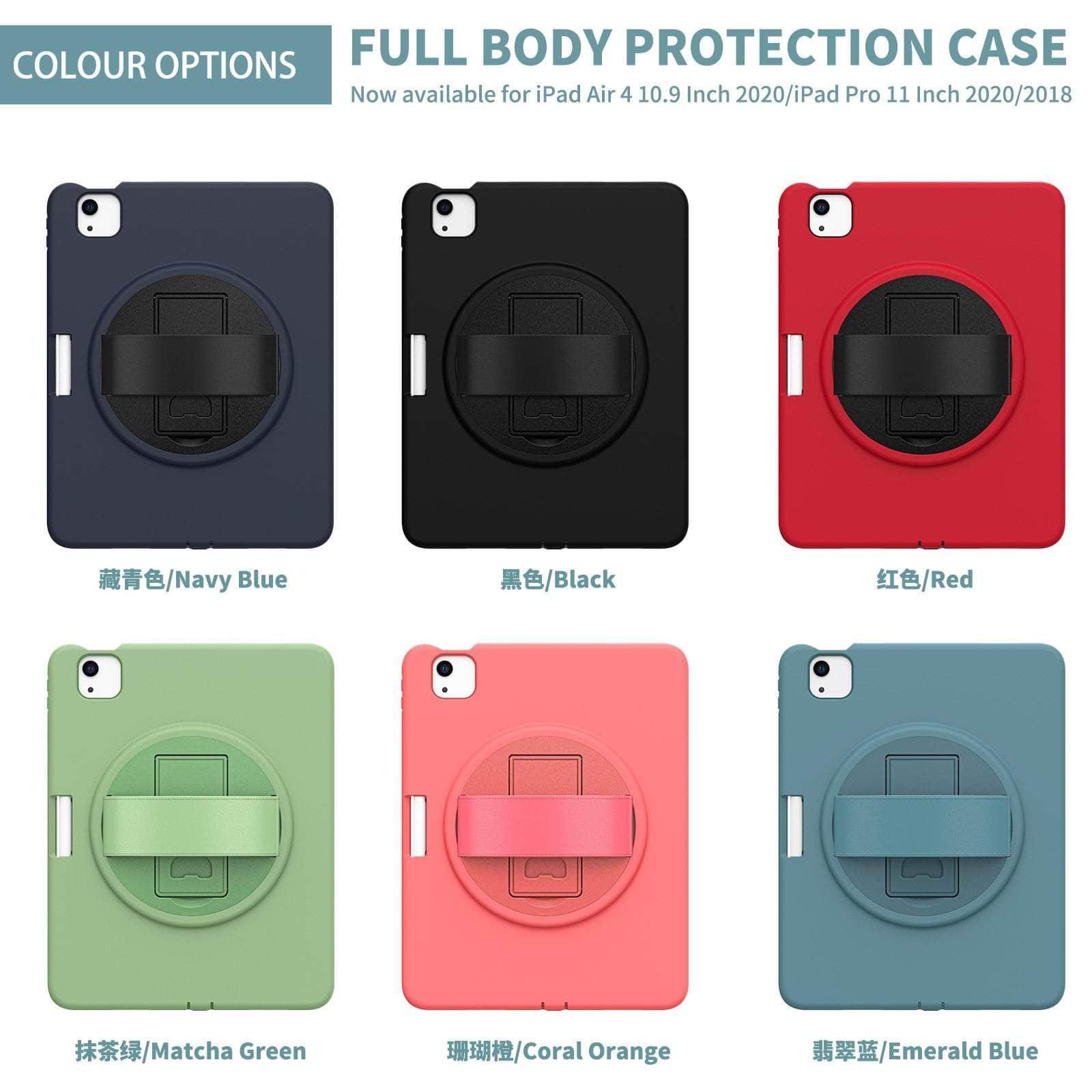 CaseBuddy Australia Casebuddy Silicone IPad Air 4 Rugged Duty Hand Holder Shell