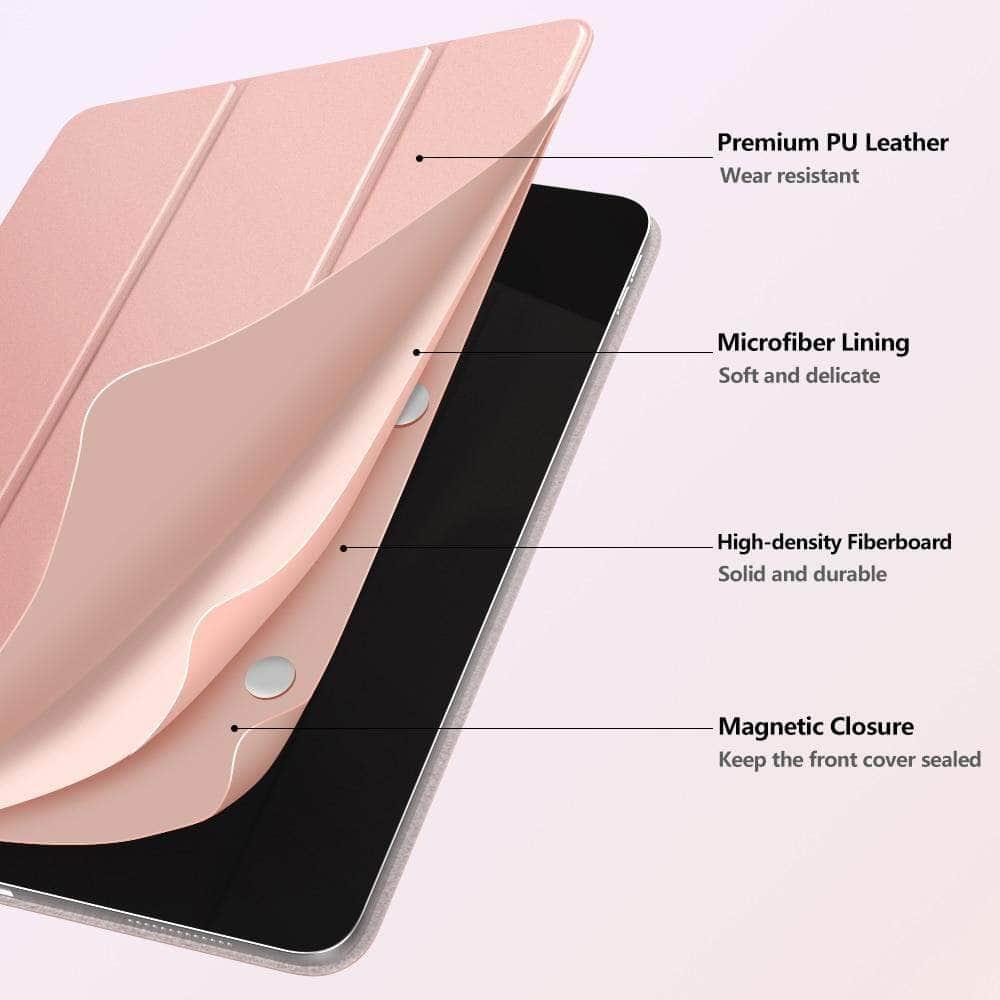 Smart Folio Case iPad Pro 12.9 2020 Magnetically Charge Slim Lightweight Smart Shell - CaseBuddy