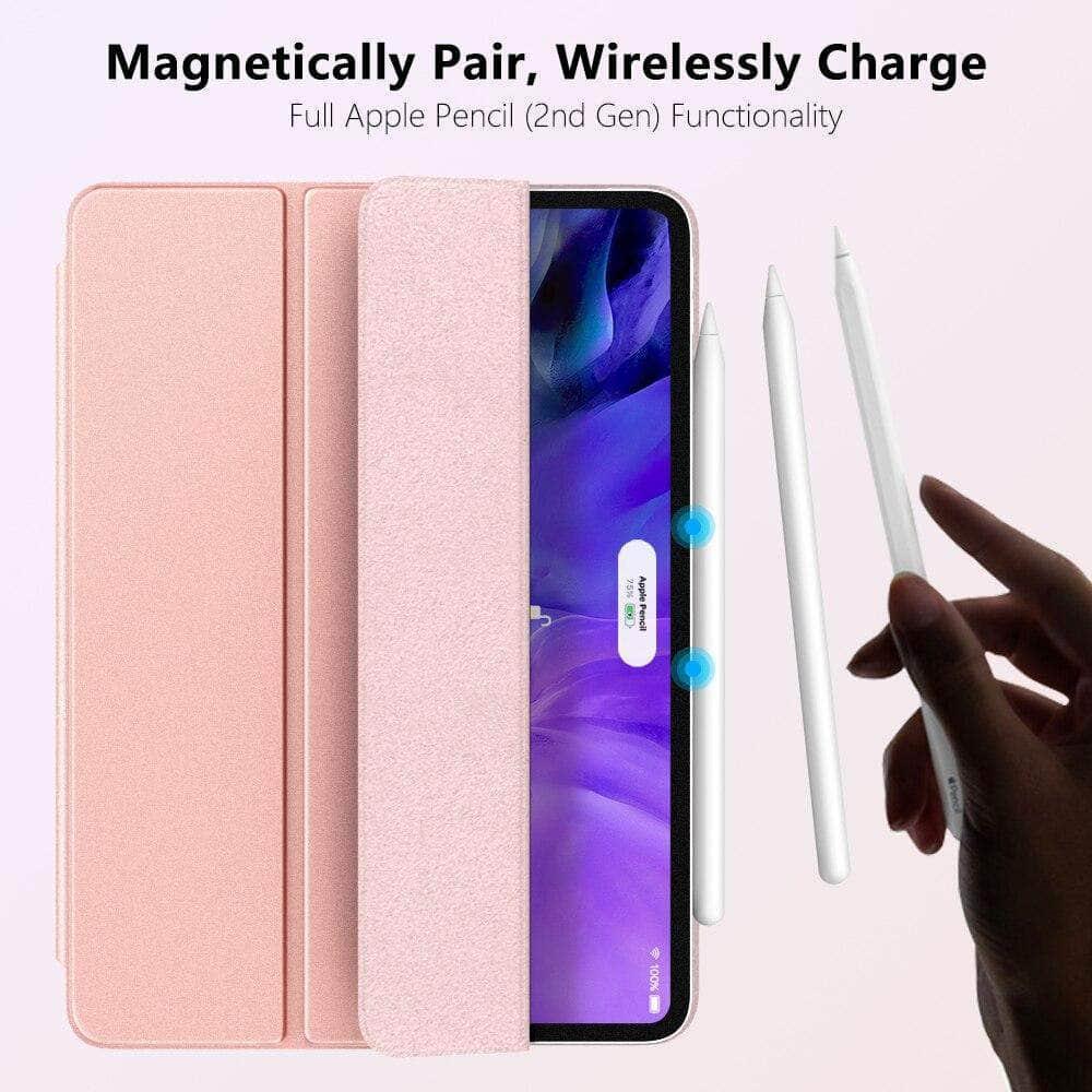 Smart Folio Case iPad Pro 12.9 2020 Magnetically Charge Slim Lightweight Smart Shell - CaseBuddy