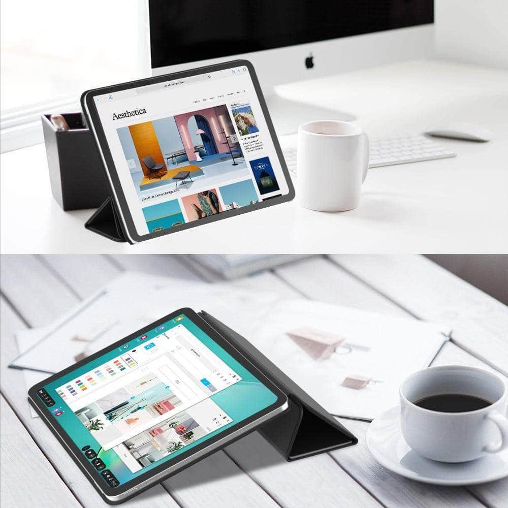 Smart Folio Case iPad Pro 12.9 2020 Magnetically Charge Slim Lightweight Smart Shell - CaseBuddy