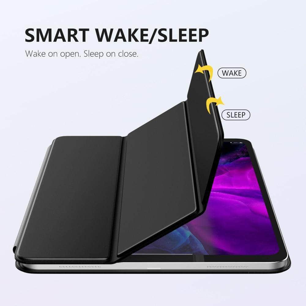 Smart Folio Case iPad Pro 12.9 2020 Magnetically Charge Slim Lightweight Smart Shell - CaseBuddy