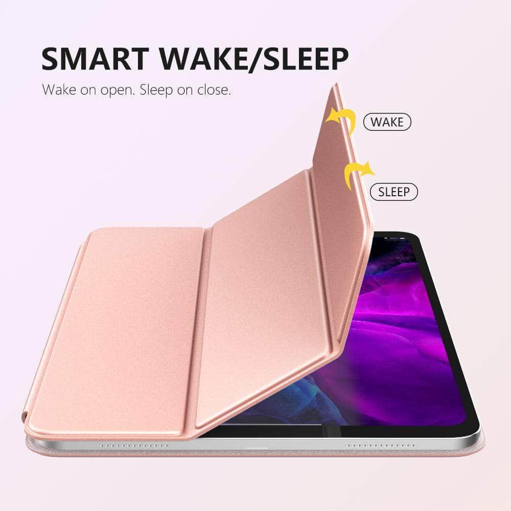 Smart Folio Case iPad Pro 12.9 2020 Magnetically Charge Slim Lightweight Smart Shell - CaseBuddy