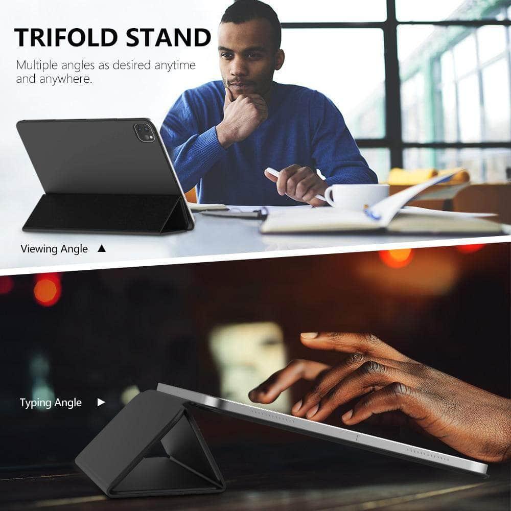 Smart Folio Case iPad Pro 12.9 2020 Magnetically Charge Slim Lightweight Smart Shell - CaseBuddy