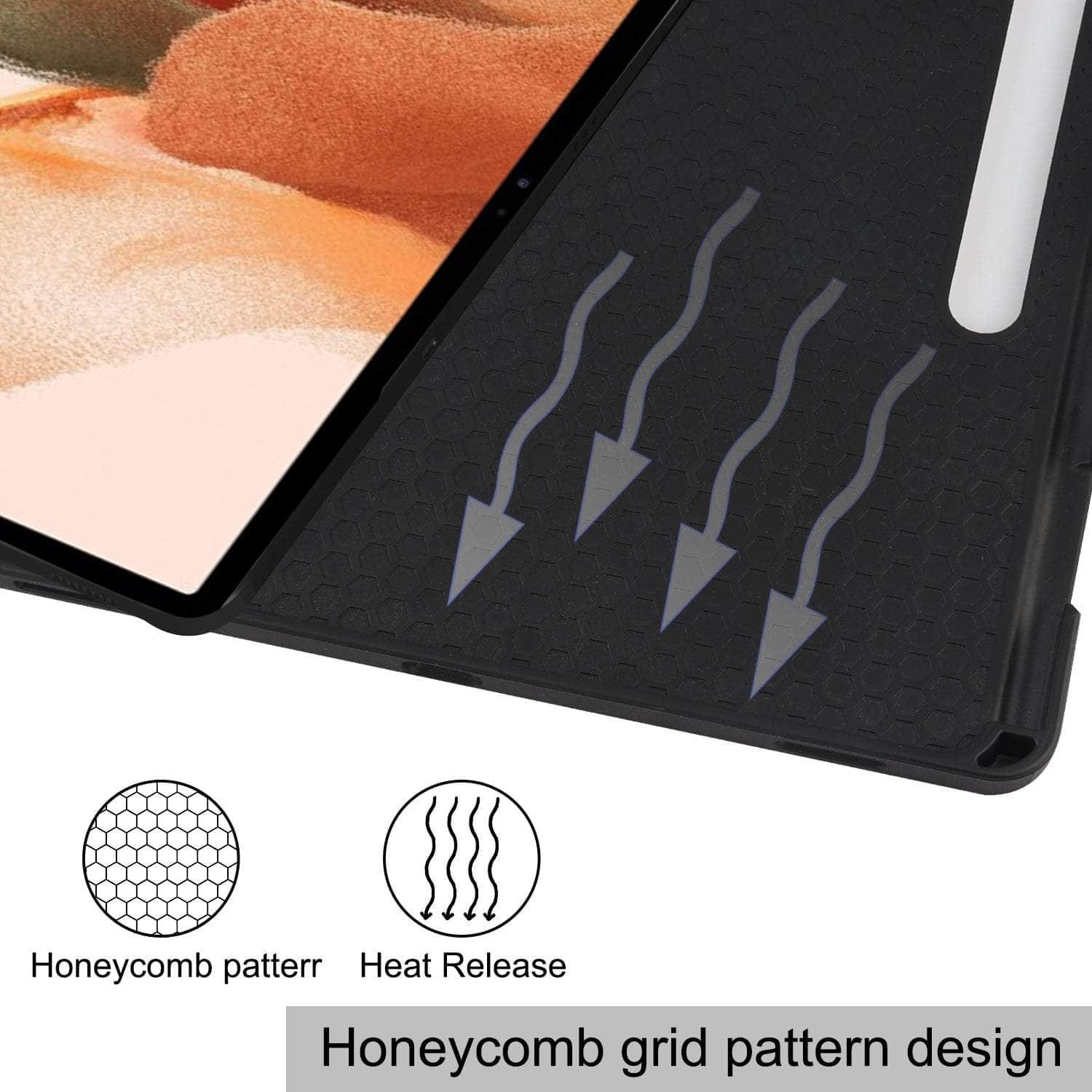 CaseBuddy Australia Casebuddy Smart Tab S8 X700 Protective Magnetic Adsorption Cowhide Leather Case
