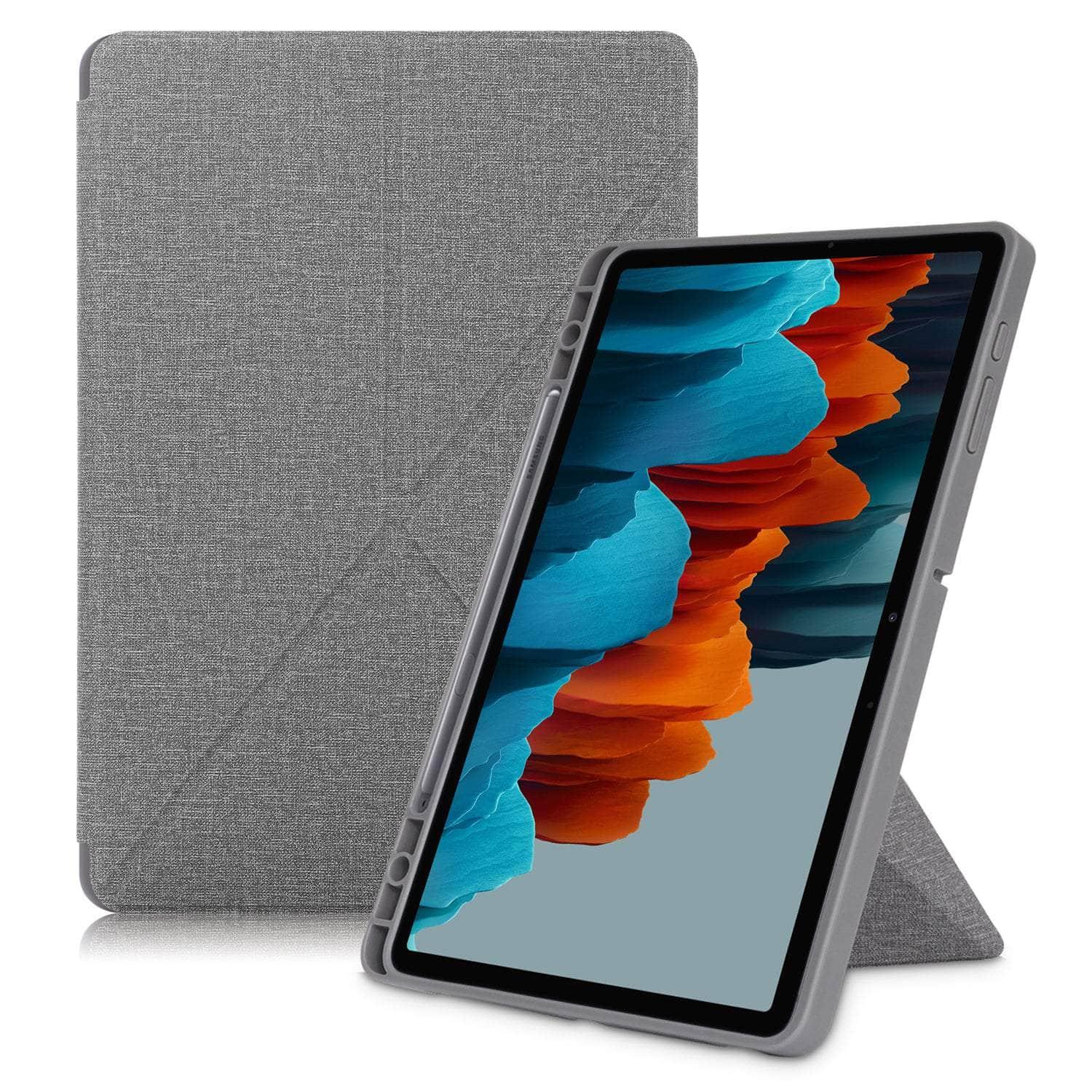 CaseBuddy Australia Casebuddy Smart Tri-Fold Tab S8 Ultra X906 Magnetic Adsorption Transformer Stand