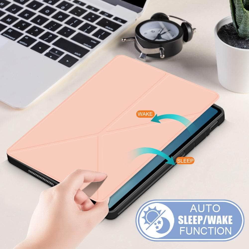 CaseBuddy Australia Casebuddy Smart Tri-Fold Tab S8 Ultra X906 Magnetic Adsorption Transformer Stand