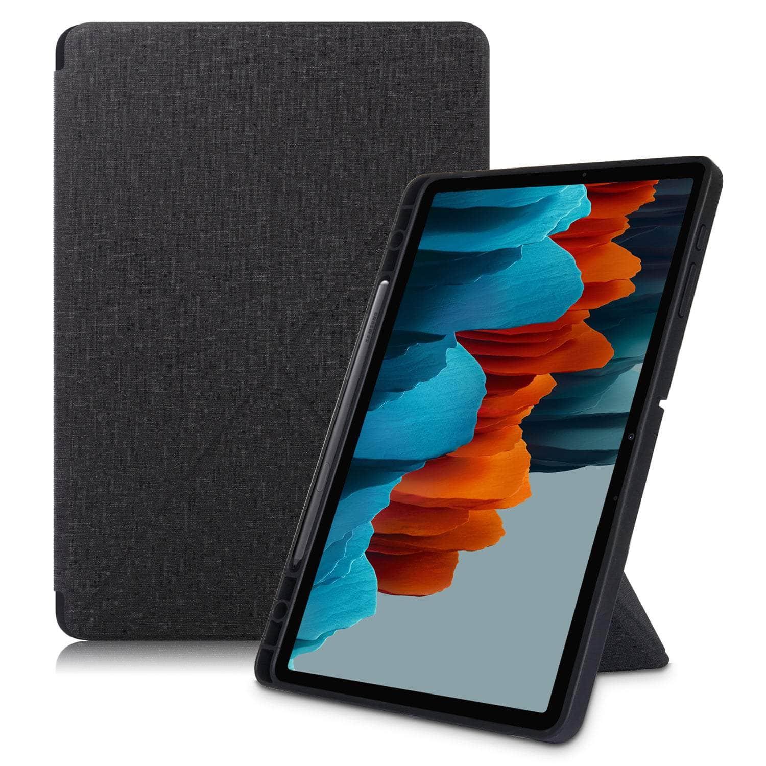 CaseBuddy Australia Casebuddy Smart Tri-Fold Tab S8 Ultra X906 Magnetic Adsorption Transformer Stand