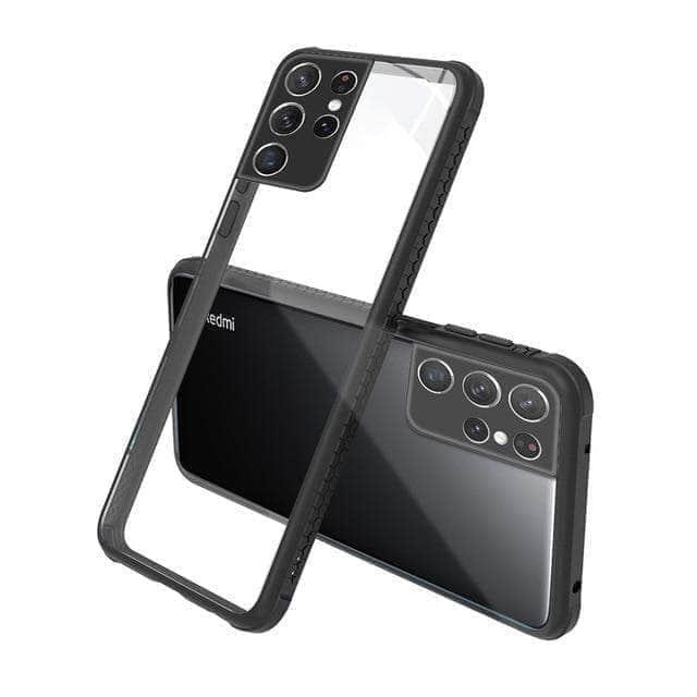 CaseBuddy Australia Casebuddy For Samsung S21Ultra / 01 Soft Edge S21 Clear Lens Protector Back Cove