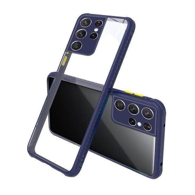 CaseBuddy Australia Casebuddy For Samsung S21Ultra / 02 Soft Edge S21 Clear Lens Protector Back Cove