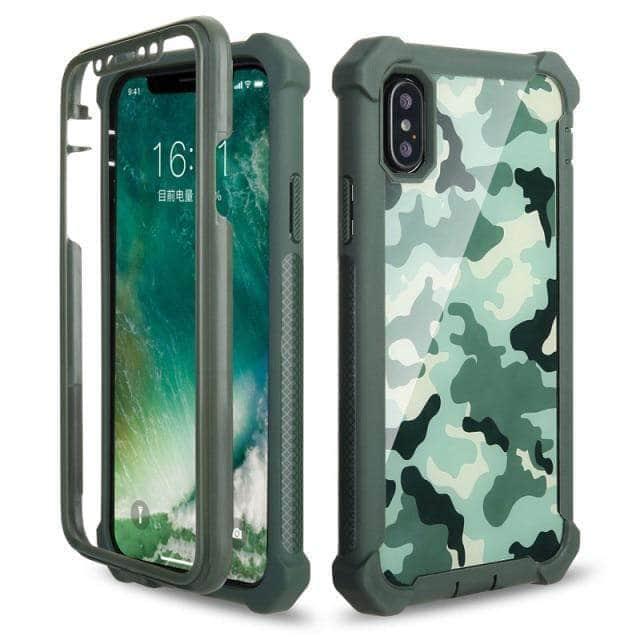 CaseBuddy Australia Casebuddy iPhone 13 Pro / ArmyGreen Phone Case Soft Silicone iPhone 13 Pro Shockproof Bumper