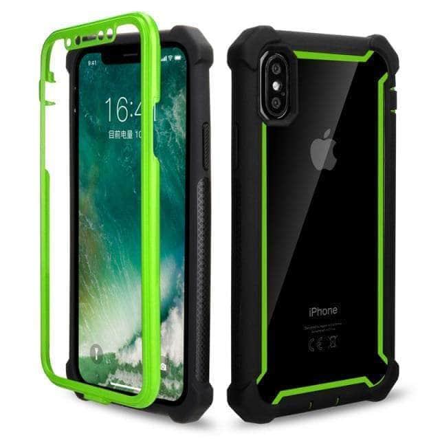 CaseBuddy Australia Casebuddy iPhone 13 Pro / Green Phone Case Soft Silicone iPhone 13 Pro Shockproof Bumper