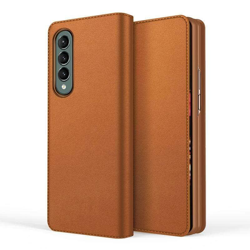 CaseBuddy Australia Casebuddy Split Folding Leather Galaxy Z Fold 3 5G Wallet