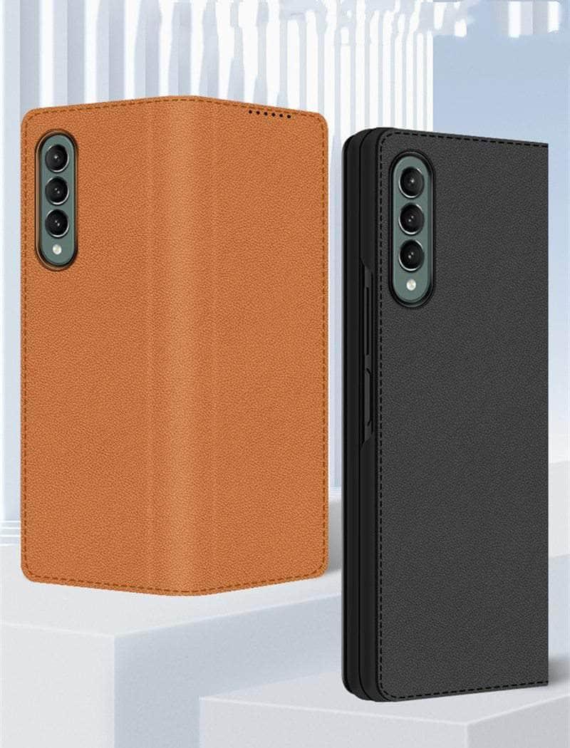 CaseBuddy Australia Casebuddy Split Folding Leather Galaxy Z Fold 3 5G Wallet