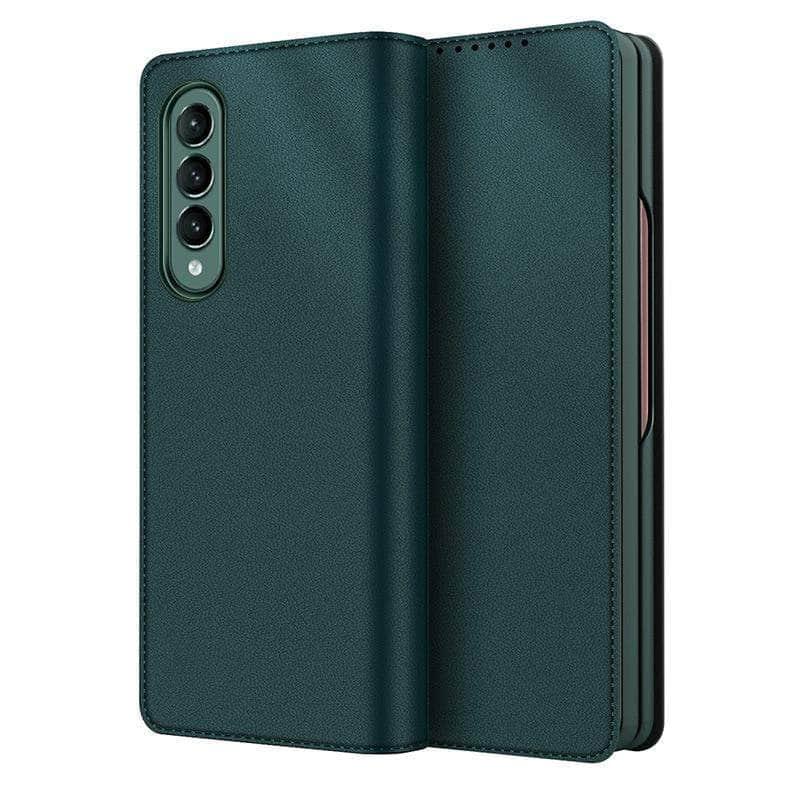 CaseBuddy Australia Casebuddy Split Folding Leather Galaxy Z Fold 3 5G Wallet