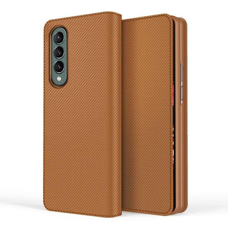 CaseBuddy Australia Casebuddy Split Folding Leather Galaxy Z Fold 3 5G Wallet