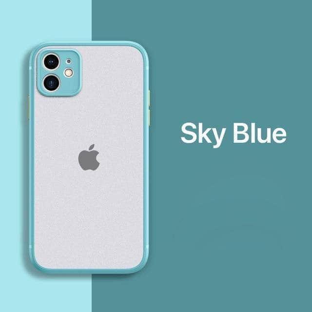 CaseBuddy Australia Casebuddy for 11 pro max / Sky blue Square Shockproof iPhone 11 Pro Max X XS XR MAX SE 2020 Case