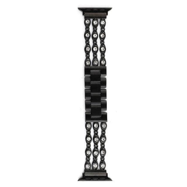 Stainless Steel Link Bracelet Apple Watch 6 5 4 3 2 SE 44/42/40/38 - CaseBuddy