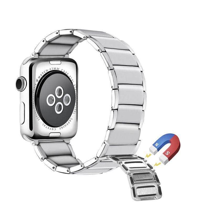 CaseBuddy Australia Casebuddy Stainless Steel Strap Apple Watch 2 3 4 5 6  38/40/42/44 Magnetic Loop