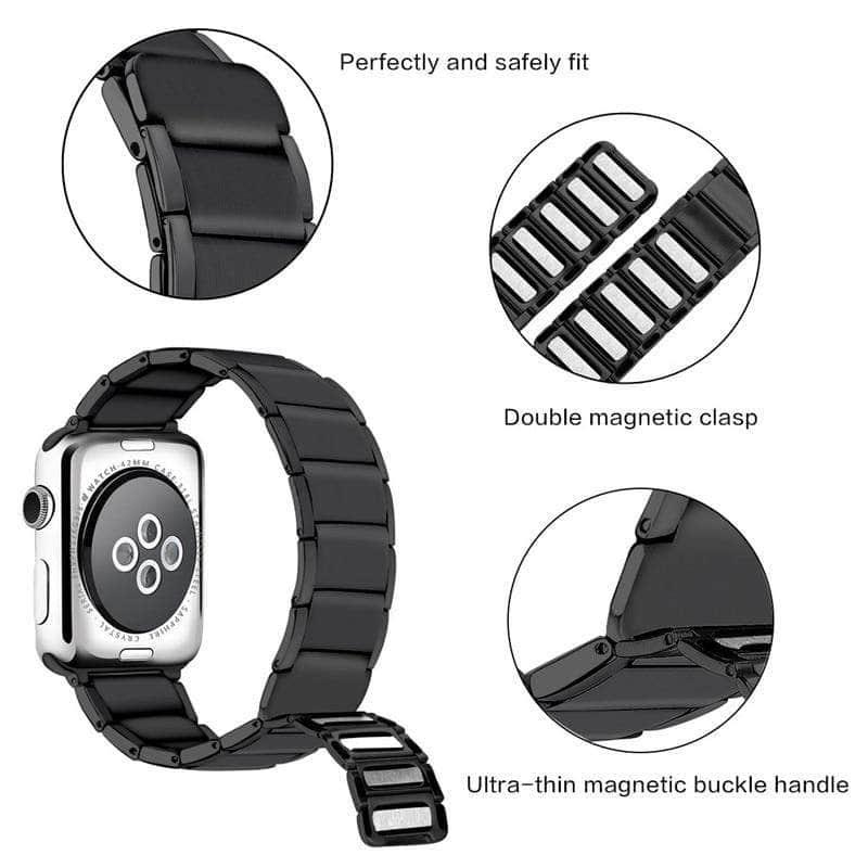 CaseBuddy Australia Casebuddy Stainless Steel Strap Apple Watch 2 3 4 5 6  38/40/42/44 Magnetic Loop