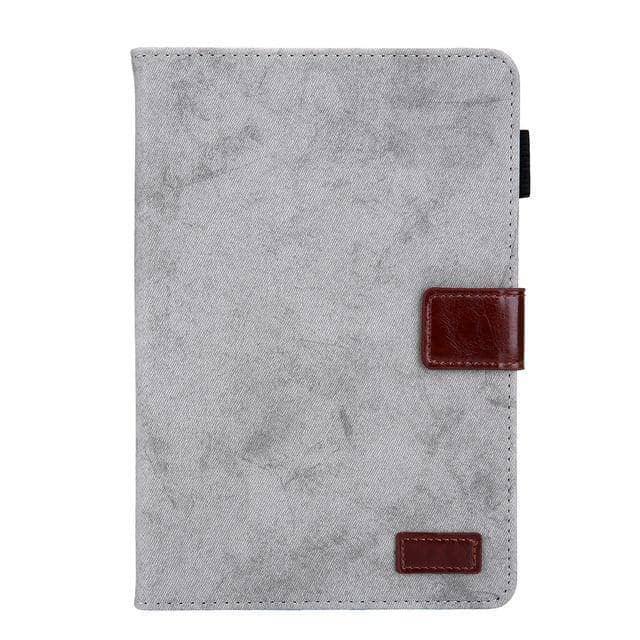 Stand Leather Look Tablet Case Galaxy Tab A 10.1" 2019 SM-T510 SM-T515 10.1 Card Slot - CaseBuddy