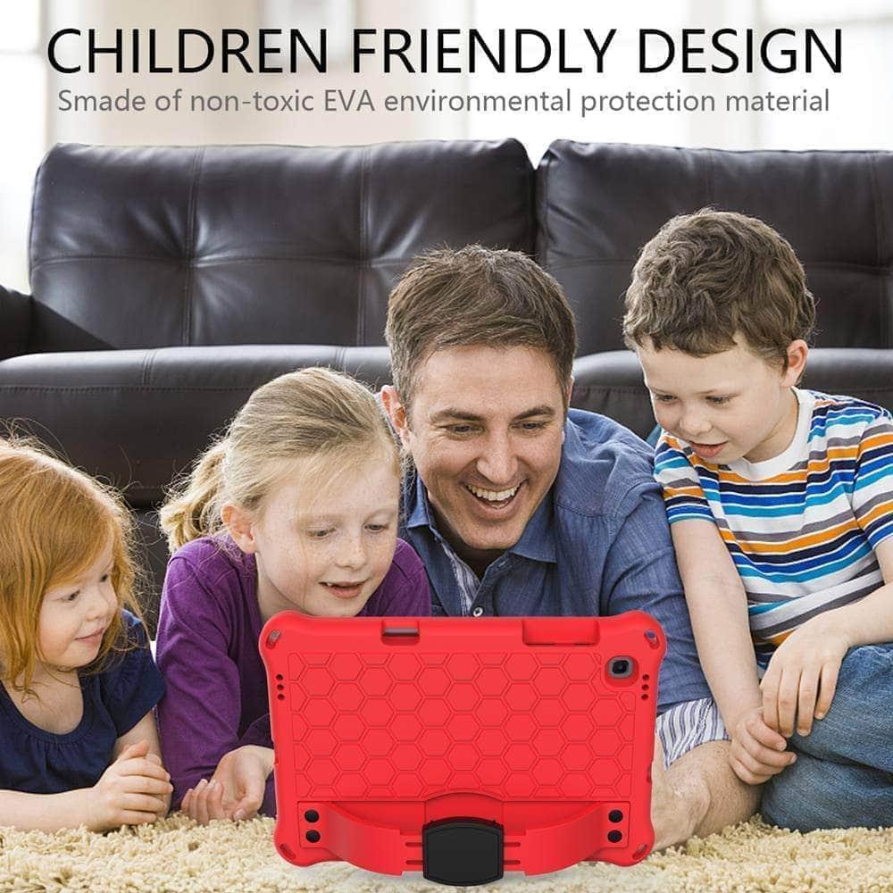 CaseBuddy Australia Casebuddy Strap Shockproof EVA Full Body Cover Kids Galaxy Tab S6 Lite 10.4 P610 P615