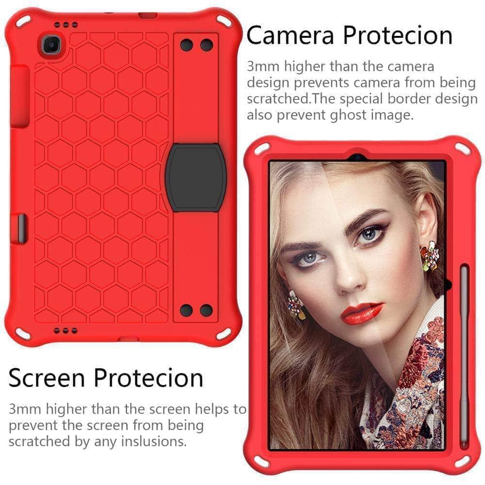 CaseBuddy Australia Casebuddy Strap Shockproof EVA Full Body Cover Kids Galaxy Tab S6 Lite 10.4 P610 P615
