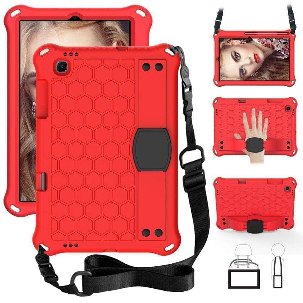 CaseBuddy Australia Casebuddy Strap Shockproof EVA Full Body Cover Kids Galaxy Tab S6 Lite 10.4 P610 P615
