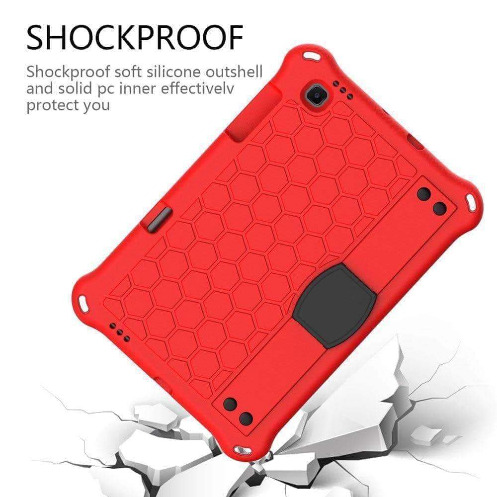 CaseBuddy Australia Casebuddy Strap Shockproof EVA Full Body Cover Kids Galaxy Tab S6 Lite 10.4 P610 P615