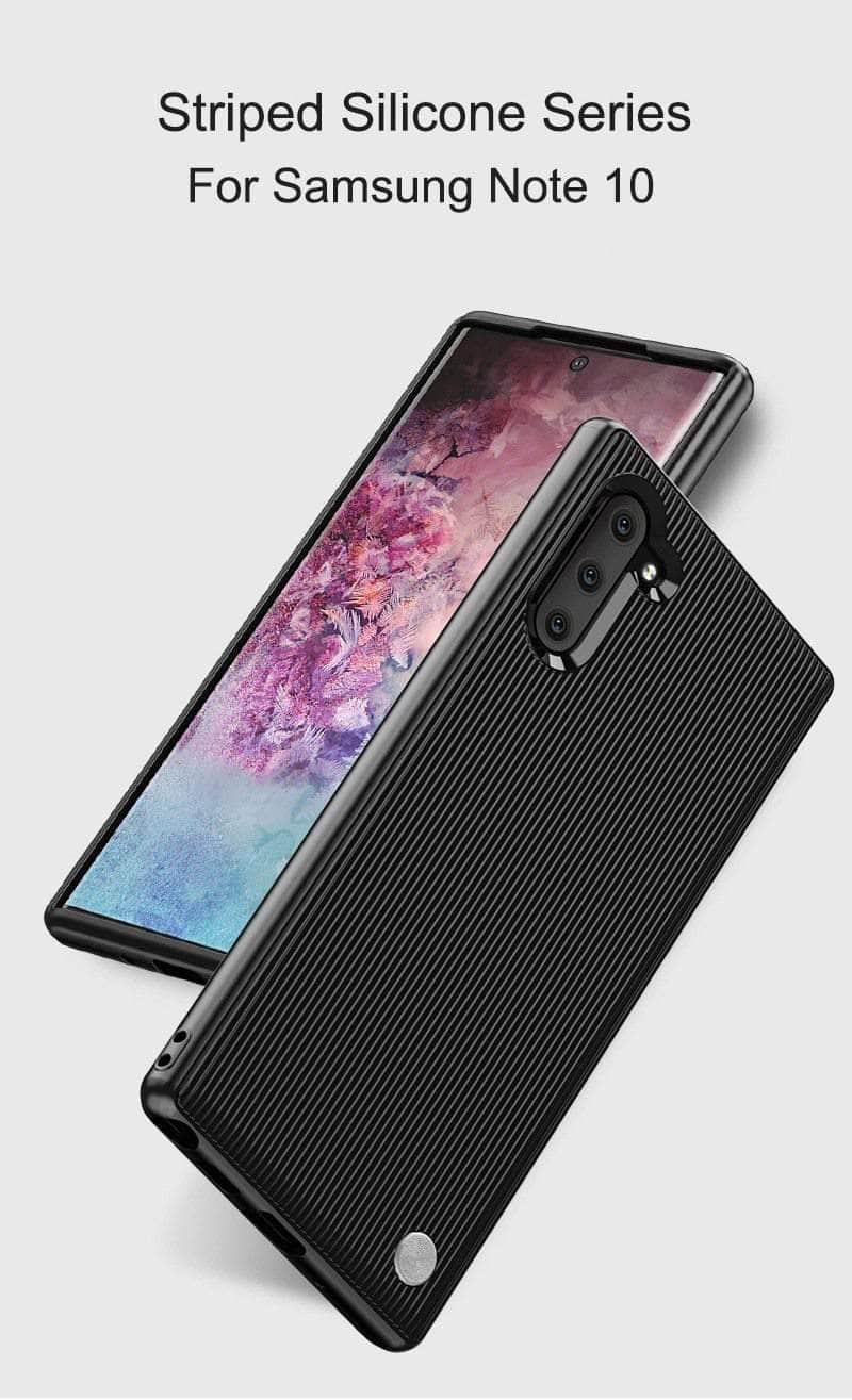 Strip Silicone Case Samsung Galaxy Note 10 Plus Protective Cover - CaseBuddy