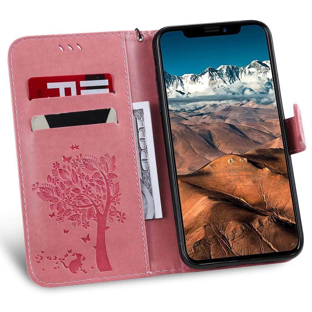 Sunjolly Tree Galaxy S20 FE Lite Flip Wallet Card Phone Cases - CaseBuddy