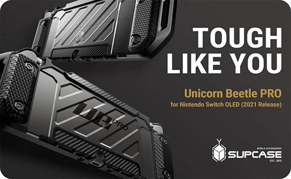 CaseBuddy Australia Casebuddy SUPCASE Dockable Nintendo Switch OLED 2021 Rugged Protective Case