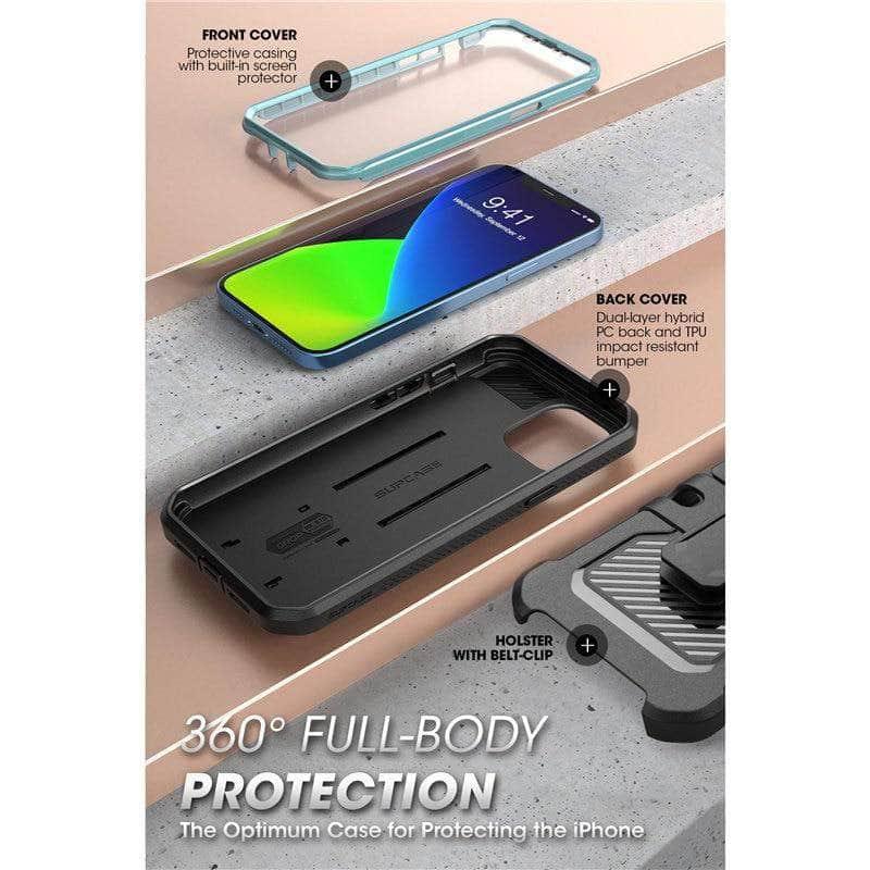 SUPCASE iPhone 12 Pro Max SUPCASE UB Pro Full-Body Rugged Holster Cover - CaseBuddy